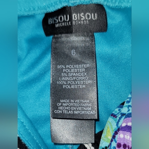 Bisou Bisou By Michele B. Beautiful Colors. Very Flattering. Worn Once - Picture 3 of 3